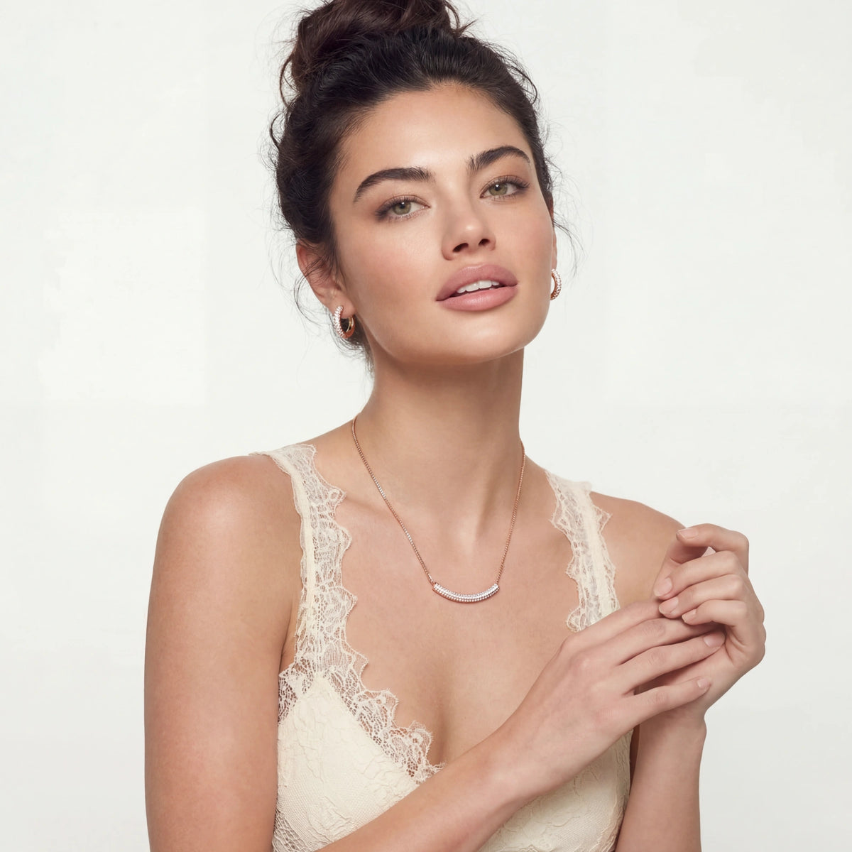 Conjunto Pavé Rosa 